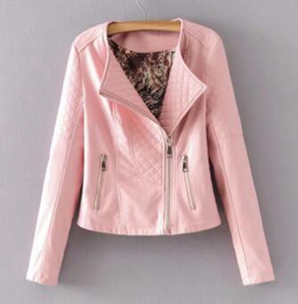 women spring and autumn new style authentic fashion personality slim european and american fashion motorcycle leather coat / s, Black
women spring and autumn new style authentic fashion personality slim european and american fashion motorcycle leather coat / s, Black