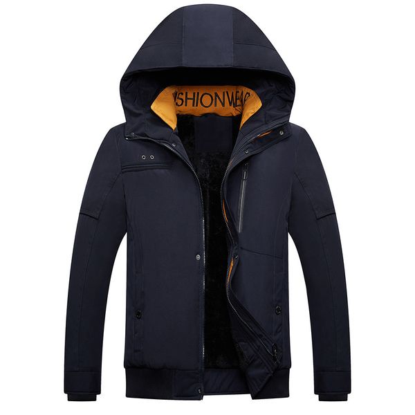 men's jackets winter patchwork hooded windproof jacket warm breathable mid-length coat outdoor thickened warm pocket coat l30927, Black;brown
men's jackets winter patchwork hooded windproof jacket warm breathable mid-length coat outdoor thickened warm pocket coat l30927, Black;brown