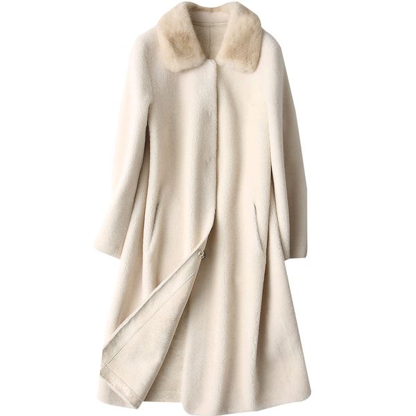real fur coat autumn winter jacket women clothes collar natural 100% wool coat korean sheep shearling fur zt1289, Black
real fur coat autumn winter jacket women clothes collar natural 100% wool coat korean sheep shearling fur zt1289, Black