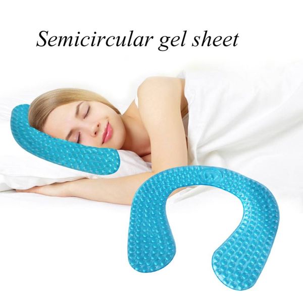 silicone portable u-shaped cooling gel pillow pad cold ice mat for relaxing sleeping pillows pad neck water blue 
silicone portable u-shaped cooling gel pillow pad cold ice mat for relaxing sleeping pillows pad neck water blue