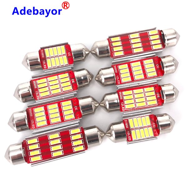 200pcs festoon 31mm 36mm 39mm 41mm c5w canbus no error auto light 12smd 4014 led car interior dome lamp reading bulb white dc12v
200pcs festoon 31mm 36mm 39mm 41mm c5w canbus no error auto light 12smd 4014 led car interior dome lamp reading bulb white dc12v