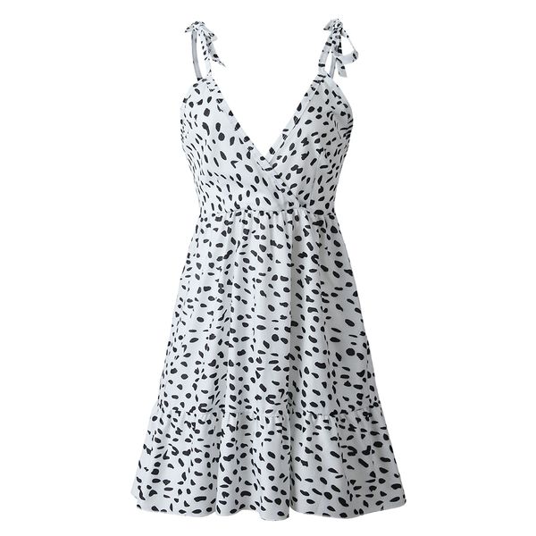 spring summer women animal print sleeveless dress v-neck pleated short dress, Black;gray
spring summer women animal print sleeveless dress v-neck pleated short dress, Black;gray