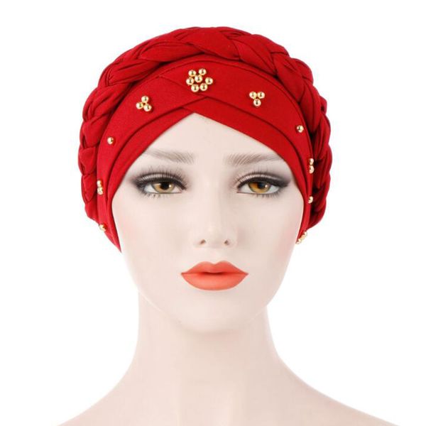 new muslim hat elegant beads braid turban cap women elasticity cotton bandanas female headwear hair accessories headscarf, Blue;gray
new muslim hat elegant beads braid turban cap women elasticity cotton bandanas female headwear hair accessories headscarf, Blue;gray