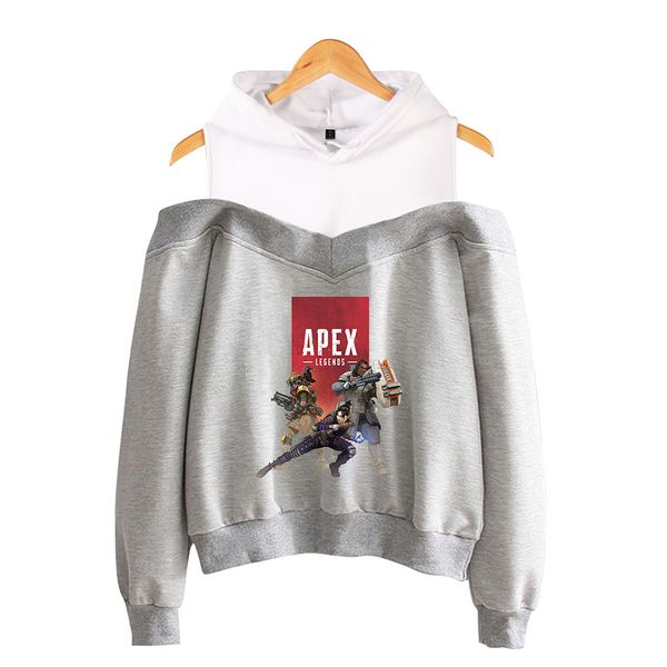 new 2019 game apex legends off shoulder hoodies girl's fashion apex legends off shoulder hoodies casual sweatshirts autumn, Black
new 2019 game apex legends off shoulder hoodies girl's fashion apex legends off shoulder hoodies casual sweatshirts autumn, Black
