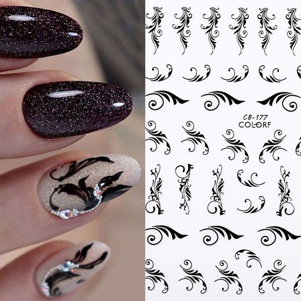 1 sheet gold silver metal 3d nail sticker lines multi-size strip adhesive nail art transfer sticker design accessories, Black
1 sheet gold silver metal 3d nail sticker lines multi-size strip adhesive nail art transfer sticker design accessories, Black