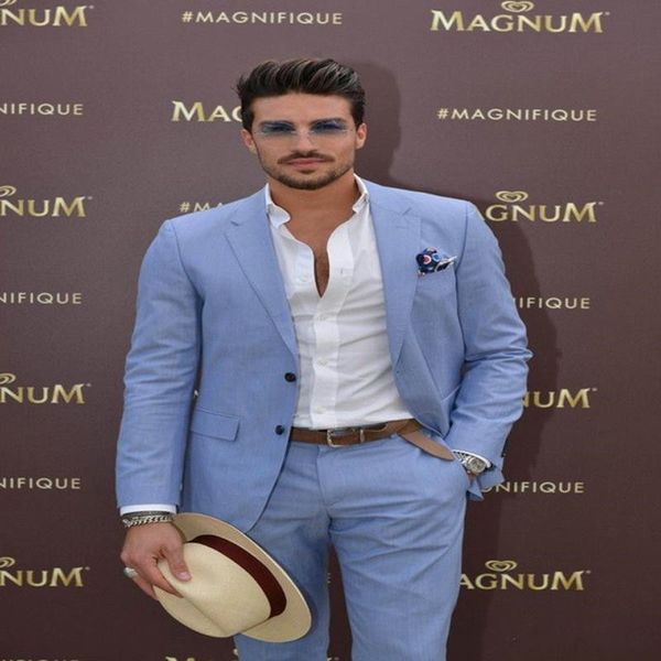 new blue men suits prom business slim fit wedding groom wear tuxedos 2 pieces (jacket+pants) bridegroom suits man blazer 83, Black;gray
new blue men suits prom business slim fit wedding groom wear tuxedos 2 pieces (jacket+pants) bridegroom suits man blazer 83, Black;gray