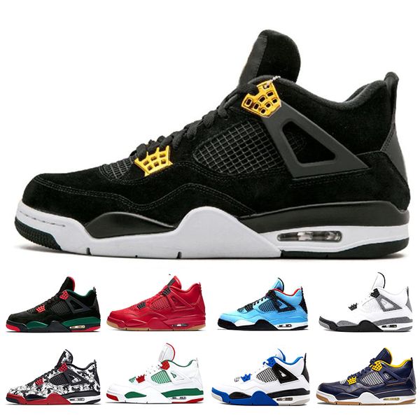 Top Quality 4 4s Mens Basketball Shoes Cactus Jack White Cement Game Royal Motor 2019 Men Sport Sneakers Designer Shoes Trainers Size 7-13
Top Quality 4 4s Mens Basketball Shoes Cactus Jack White Cement Game Royal Motor 2019 Men Sport Sneakers Designer Shoes Trainers Size 7-13