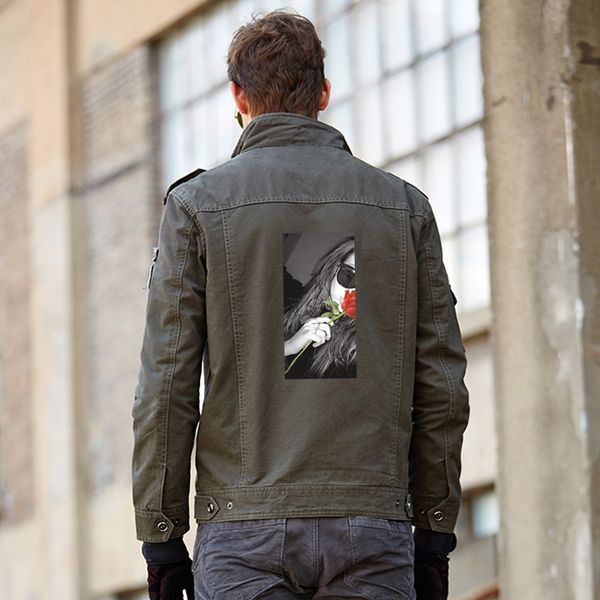 spring coat cotton jacket men soldier ma-1 style beauty and roses army jackets male brand clothing mens bomber jackets, Black;brown
spring coat cotton jacket men soldier ma-1 style beauty and roses army jackets male brand clothing mens bomber jackets, Black;brown