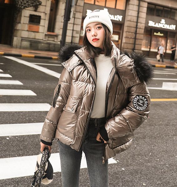 new glossy waterproof female jacket parka 2019 winter jacket women fashion windproof warm padded down parkas female coat women, Black
new glossy waterproof female jacket parka 2019 winter jacket women fashion windproof warm padded down parkas female coat women, Black