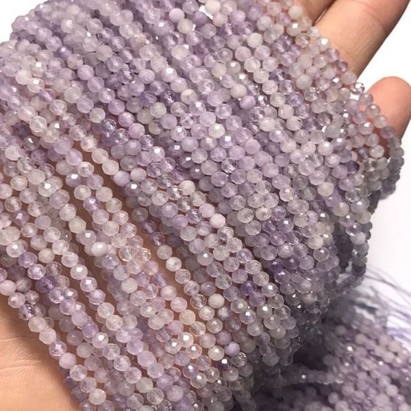 2mm 3mm 4mm faceted natural lavender amethyst stone beads for jewelry making round loose purple jade small stone bead diy 15'', Black
2mm 3mm 4mm faceted natural lavender amethyst stone beads for jewelry making round loose purple jade small stone bead diy 15'', Black