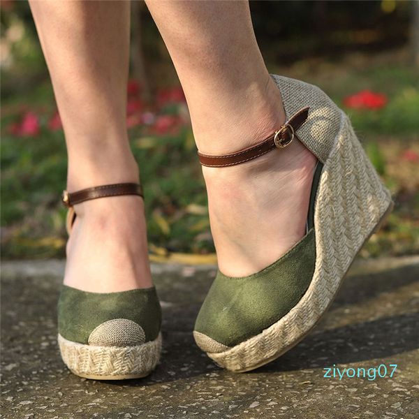 puimentiua women shoes suede wedges high ankle sandals round toe casual shoes 2019 new high slope round head sandals casual shoe z07, Black
puimentiua women shoes suede wedges high ankle sandals round toe casual shoes 2019 new high slope round head sandals casual shoe z07, Black