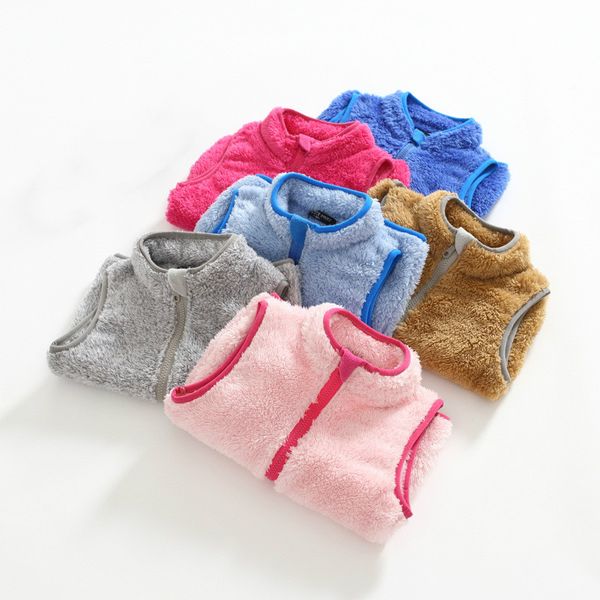 kids vest children spring polar fleece jacket boys girls fashion keep warm infants 2-7 years clothes, Blue
kids vest children spring polar fleece jacket boys girls fashion keep warm infants 2-7 years clothes, Blue