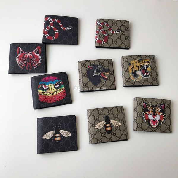 variety of animal patterns short zipperless wallet bee tiger snake designer with box, Black
variety of animal patterns short zipperless wallet bee tiger snake designer with box, Black