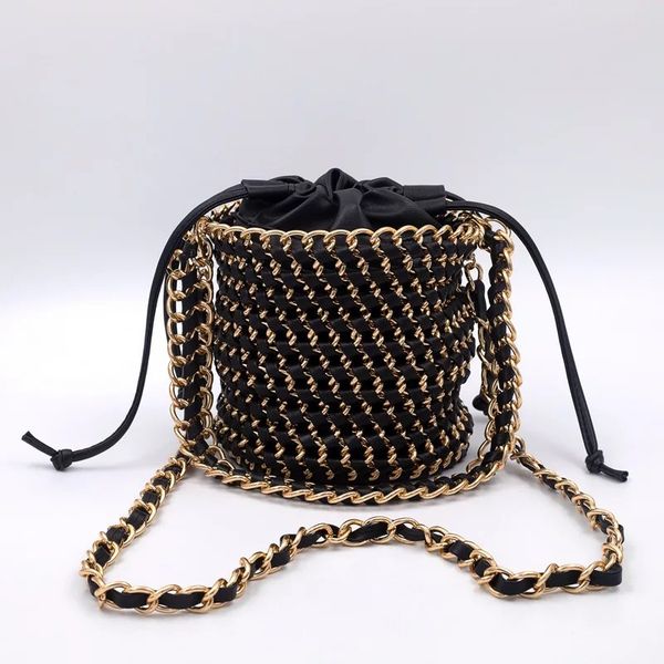 chain woven bucket faux leather one-shoulder crossbody dinner handbag string clear solid color women bags
chain woven bucket faux leather one-shoulder crossbody dinner handbag string clear solid color women bags