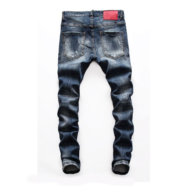2019 new slim leisure r mens jeans embroidery dsn2 pants fashion hole pants fast shipping ing, Blue
2019 new slim leisure r mens jeans embroidery dsn2 pants fashion hole pants fast shipping ing, Blue