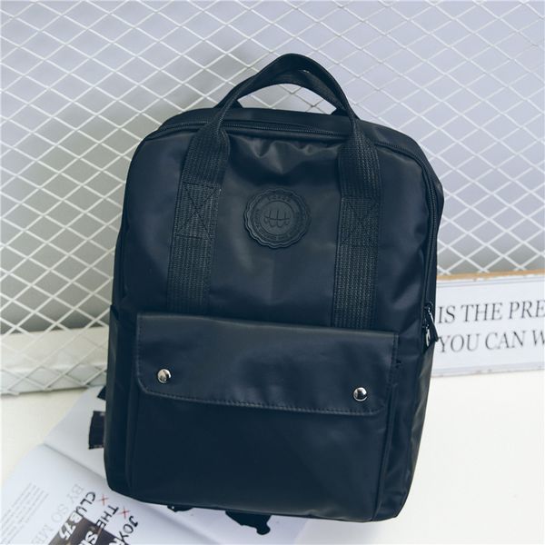 solid color travel bag canvas backpack wild waterproof junior high school student bag
solid color travel bag canvas backpack wild waterproof junior high school student bag
