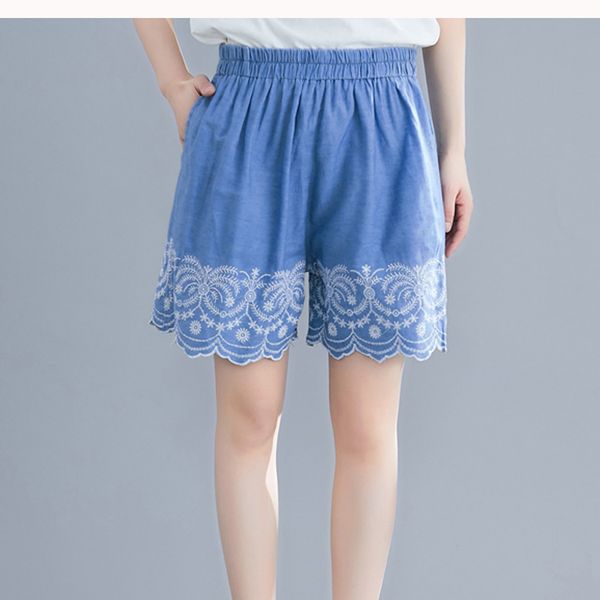 women jeans denim short bottom big loose embroidery sweet cute fashion casual for summer bo25471628, Blue
women jeans denim short bottom big loose embroidery sweet cute fashion casual for summer bo25471628, Blue