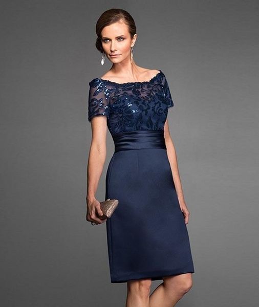 custom made short navy blue mother of the bride dresses elegant knee length short wedding evening prom gown pd6262, Black;red
custom made short navy blue mother of the bride dresses elegant knee length short wedding evening prom gown pd6262, Black;red