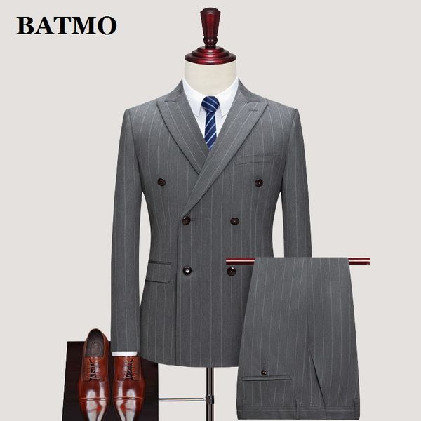 batmo 2020 new arrival duoble breasted striped casual suits men,men's wedding dress,jackets+pants+vest,sjt807, White;black
batmo 2020 new arrival duoble breasted striped casual suits men,men's wedding dress,jackets+pants+vest,sjt807, White;black