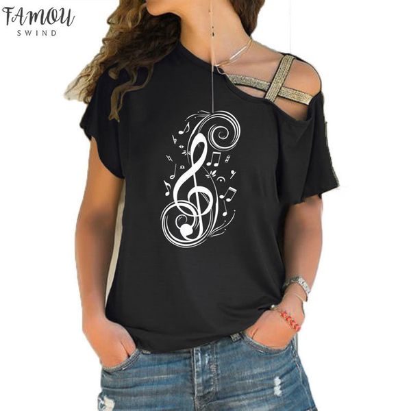 женщины musical note graphic t shirt музыка женщина мода нового tshirt нерегулярного перекос крест бинты хлопок tee tops, White
женщины musical note graphic t shirt музыка женщина мода нового tshirt нерегулярного перекос крест бинты хлопок tee tops, White