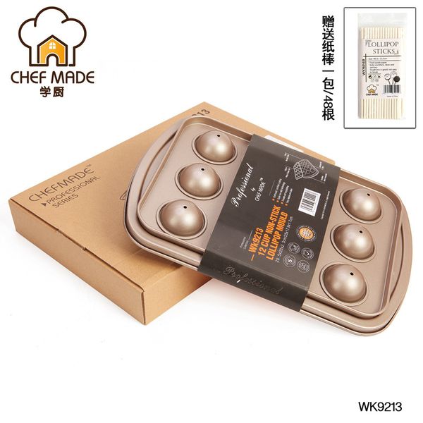 chef made lollipop mold baking tray tin dish bread baking molds home cake mold bread
chef made lollipop mold baking tray tin dish bread baking molds home cake mold bread