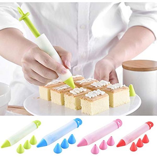 new silicone writing pen chocolate cake decorating tools cream cup icing piping comfortable
new silicone writing pen chocolate cake decorating tools cream cup icing piping comfortable