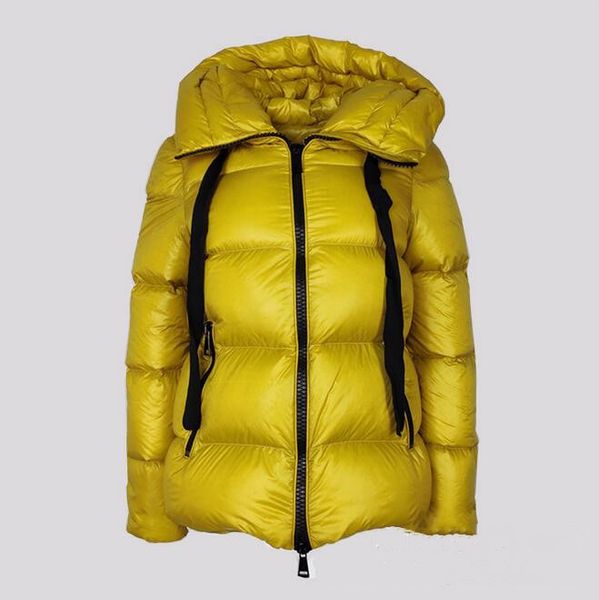 yellow light down jackets for women bread down coats 90% white down duck street fashion winter snow coats, Black
yellow light down jackets for women bread down coats 90% white down duck street fashion winter snow coats, Black