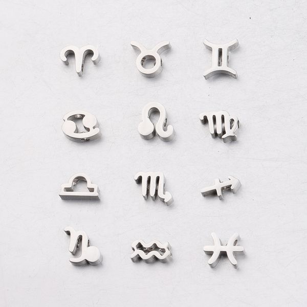 12 zodiac constellation beads charms for jewelry making stainless steel mirror polish diy beads charms accessories 1.8mm hole, Bronze;silver
12 zodiac constellation beads charms for jewelry making stainless steel mirror polish diy beads charms accessories 1.8mm hole, Bronze;silver