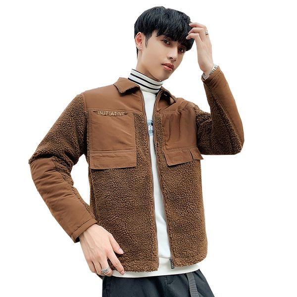 men's jacket real fur coat men winter splice jacket man thick warm handsome lapel zipper wool jackets and coats m-4xl, Black
men's jacket real fur coat men winter splice jacket man thick warm handsome lapel zipper wool jackets and coats m-4xl, Black