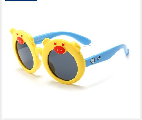 new kids'cartoon cute polarizer sunglasses for boys and girls silicone sunglasses for children, White;black
new kids'cartoon cute polarizer sunglasses for boys and girls silicone sunglasses for children, White;black