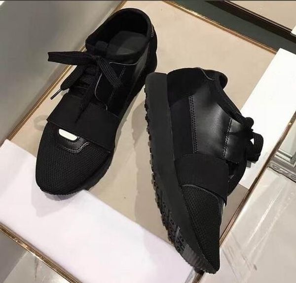 2019 new race runners sneakers smooth leather full black race runner mesh and suede rubber sole casual shoes
2019 new race runners sneakers smooth leather full black race runner mesh and suede rubber sole casual shoes