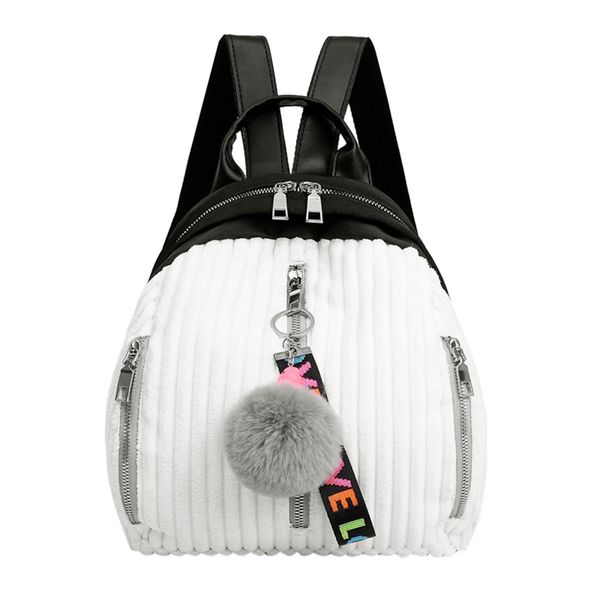women's corduroy backpack ladies zipper multi-function shoulder bag female large capacity backpacks fashion solid school bags
women's corduroy backpack ladies zipper multi-function shoulder bag female large capacity backpacks fashion solid school bags