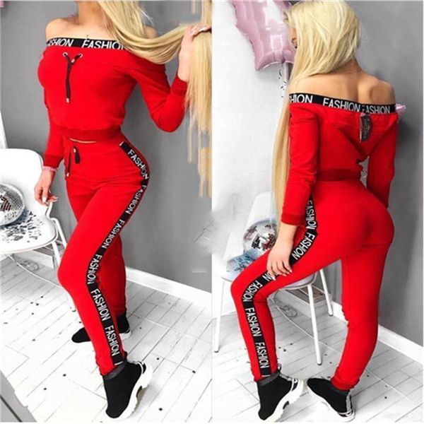 womens clothing 2 piece set casual letter printed panelled ribbon slash neck womens tracksuits women designer clothes, Gray
womens clothing 2 piece set casual letter printed panelled ribbon slash neck womens tracksuits women designer clothes, Gray