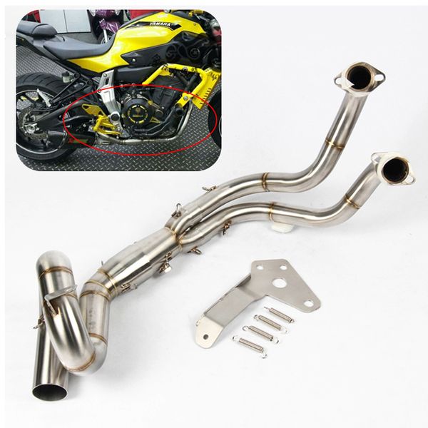 mt-07 fz-07 xsr700 full exhaust system link pipes 304 stainless steel 51mm for 2014-2018 xsr700 fz07 mt mt07 slip on
mt-07 fz-07 xsr700 full exhaust system link pipes 304 stainless steel 51mm for 2014-2018 xsr700 fz07 mt mt07 slip on