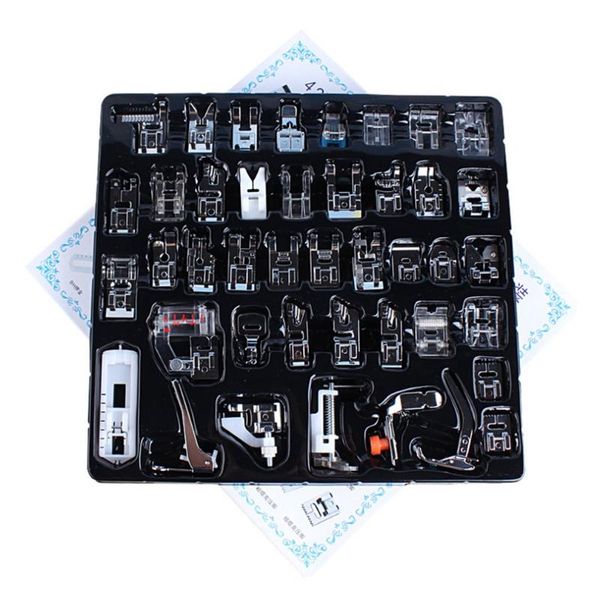household sewing machine presser foot multi-functional sewing accessories 42 piece presser foot suit set kit, Black
household sewing machine presser foot multi-functional sewing accessories 42 piece presser foot suit set kit, Black