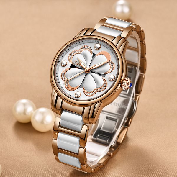 watches women fashion dress bracelet watches 2019 quartz watch women ceramic stainless steel watch relogio feminin, Slivery;brown
watches women fashion dress bracelet watches 2019 quartz watch women ceramic stainless steel watch relogio feminin, Slivery;brown