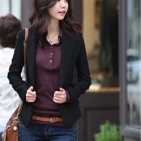 women blazers jackets slim office ladies suit coat padded business female blazer coats 2019 fashion spring autumn plus size, White;black
women blazers jackets slim office ladies suit coat padded business female blazer coats 2019 fashion spring autumn plus size, White;black