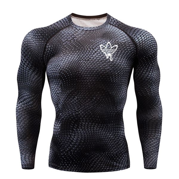quick dry long sleeve compression tshirts men gym fitness running shirts 3d snake stripe sportswear training clothes male, Black;blue
quick dry long sleeve compression tshirts men gym fitness running shirts 3d snake stripe sportswear training clothes male, Black;blue