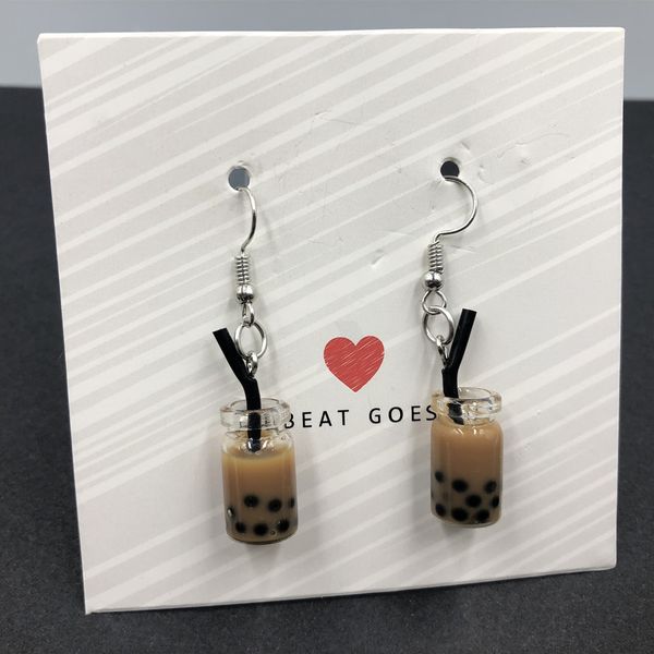 2019 new arrivals handmade pearl milk tea coffee cup earrings for korean minimalist women gift earrings jewelry wholesale, Silver
2019 new arrivals handmade pearl milk tea coffee cup earrings for korean minimalist women gift earrings jewelry wholesale, Silver