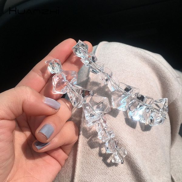 huanzhi 2019 new irregular geometric transparent crystal personality design long drop earrings for women girls jewelry gifts, Golden
huanzhi 2019 new irregular geometric transparent crystal personality design long drop earrings for women girls jewelry gifts, Golden