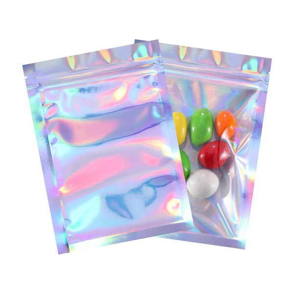 100pcs flat zip lock bags bath salt cosmetic bag one side clear holographic laser mini aluminum foil zip lock bags thick
100pcs flat zip lock bags bath salt cosmetic bag one side clear holographic laser mini aluminum foil zip lock bags thick