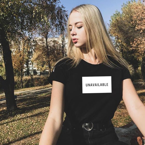 unavailable letters print graphic tees women harajuku short sleeve t shirts streetwear round neck tumblr clothing ropa de mujer, White
unavailable letters print graphic tees women harajuku short sleeve t shirts streetwear round neck tumblr clothing ropa de mujer, White
