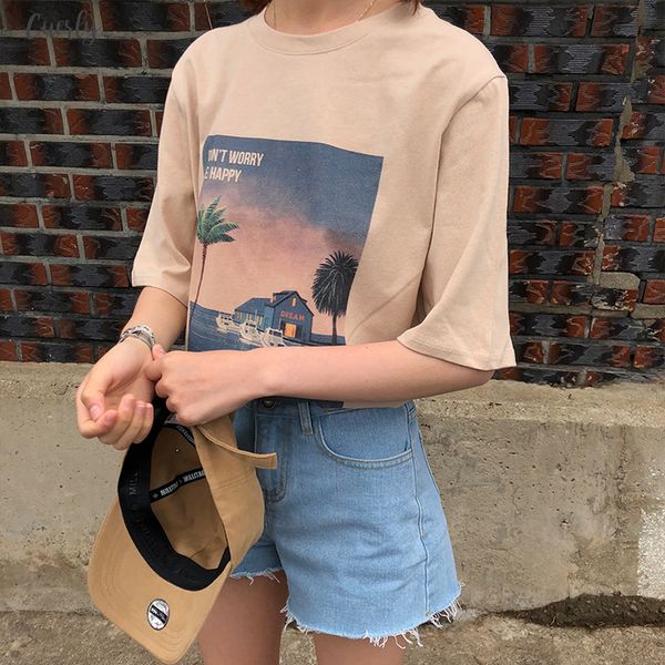 2020 korean harajuku vintage printed short sleeve t shirt women summer casual loose print tee shirt femme streetwear, White
2020 korean harajuku vintage printed short sleeve t shirt women summer casual loose print tee shirt femme streetwear, White