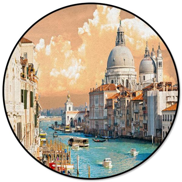building water boat sunset pattern rugs and carpets for home living room round rug for children rooms non-slip
building water boat sunset pattern rugs and carpets for home living room round rug for children rooms non-slip