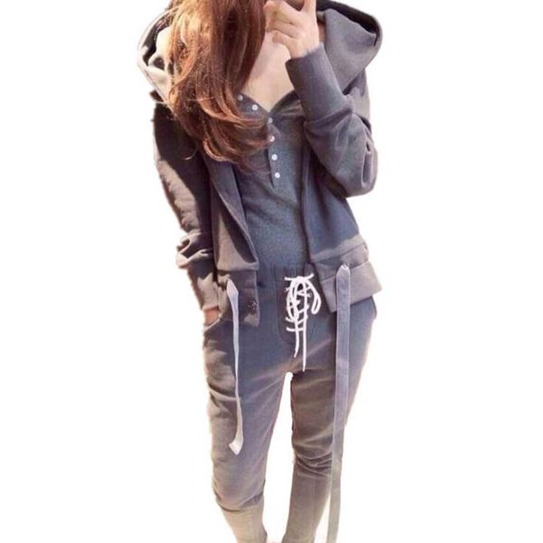 3pcs tracksuits sets womens sportwear hoodies hooded casual outerwear sweatshirt+sling+full pant female warm suit plus size, Gray
3pcs tracksuits sets womens sportwear hoodies hooded casual outerwear sweatshirt+sling+full pant female warm suit plus size, Gray