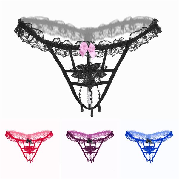 manbird women lingerie erotic panties faux pearl open crotch transparent lace underwear crothless briefs g-string, Black;pink
manbird women lingerie erotic panties faux pearl open crotch transparent lace underwear crothless briefs g-string, Black;pink