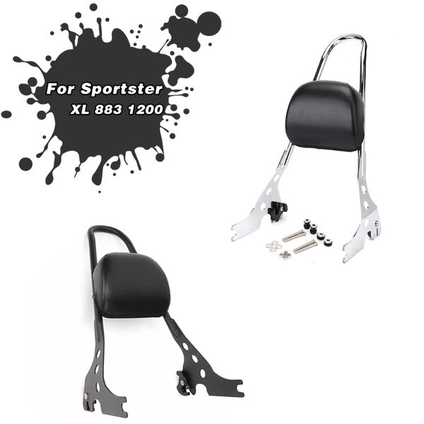 for sportster xl 883 1200 xl883 xl1200 48 2004-2020 rear passenger backrest rear cushion pad back rest luggage rack sissy bar
for sportster xl 883 1200 xl883 xl1200 48 2004-2020 rear passenger backrest rear cushion pad back rest luggage rack sissy bar