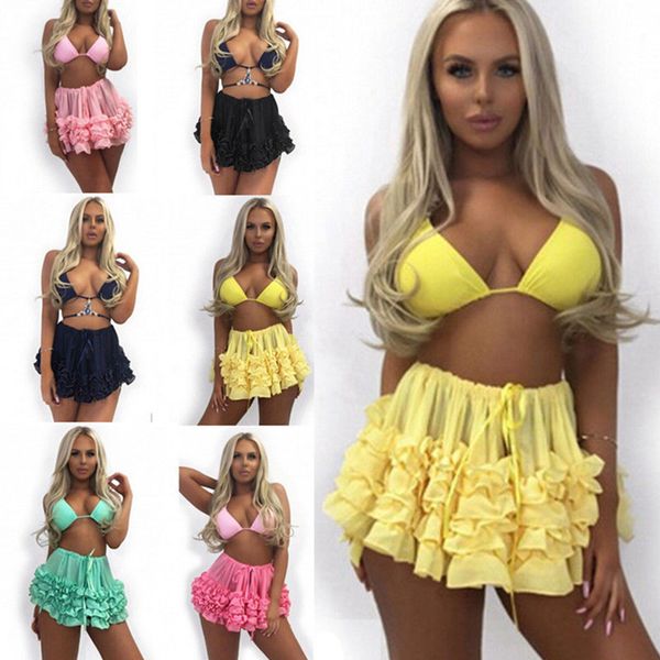 2020 new bikini cover ups solid ruffles flowers sheer beachwear sarong pareo wraps short mini skirts women bandage bathing
2020 new bikini cover ups solid ruffles flowers sheer beachwear sarong pareo wraps short mini skirts women bandage bathing
