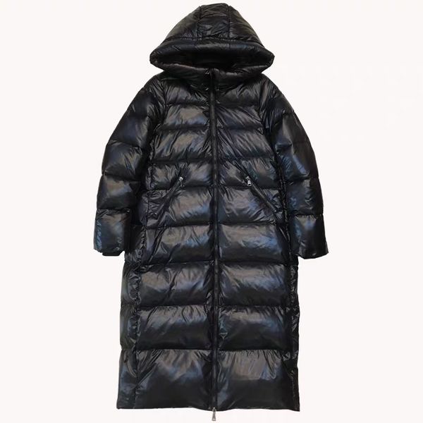 2019 90% white duck down jacket women thick long winter coat women hooded korean female puffer jacket doudoune femme, Black
2019 90% white duck down jacket women thick long winter coat women hooded korean female puffer jacket doudoune femme, Black