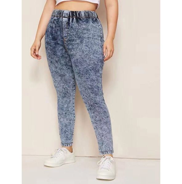 woman's jeans denim snowflake skinny casual mid waist pencial jeans stretch pants elastic band feminina plus size, Blue
woman's jeans denim snowflake skinny casual mid waist pencial jeans stretch pants elastic band feminina plus size, Blue